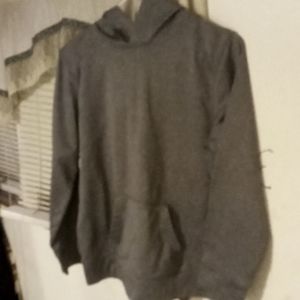 Grey hoodie with front pocket